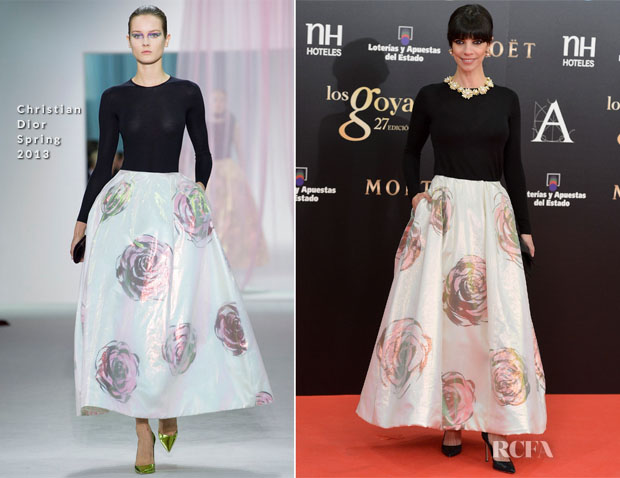 Maribel Verdu In Christian Dior - 2013 Goya Cinema Awards