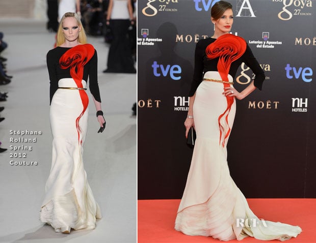 Nieves Alvarez In Stéphane Rolland Couture - 2013 Goya Cinema Awards