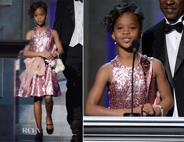 Quvenzhane Wallis In David Meister - 2013 NAACP Image Awards