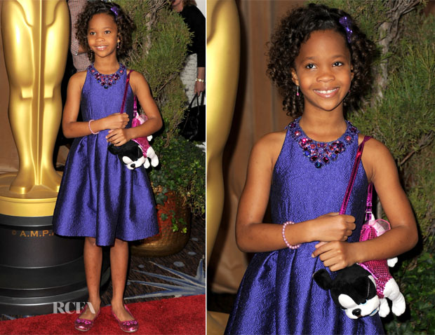 Quvenzhané Wallis In David Meister - 85th Academy Awards Nominations Luncheon