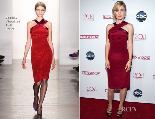 Radha Mitchell In Sophie Theallet - ABC's 'Red Widow' Red Carpet Event