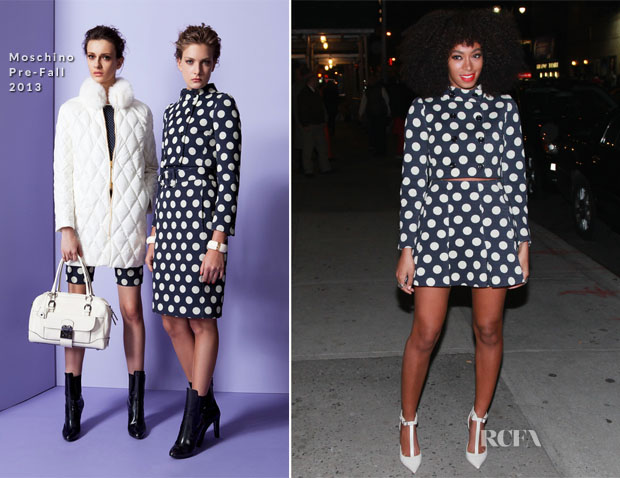 Solange Knowles In Moschino - Late Show With David Letterman