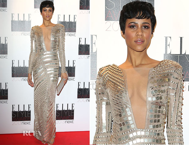 Zawe Ashton In Julien Macdonald - 2013 Elle Style Awards