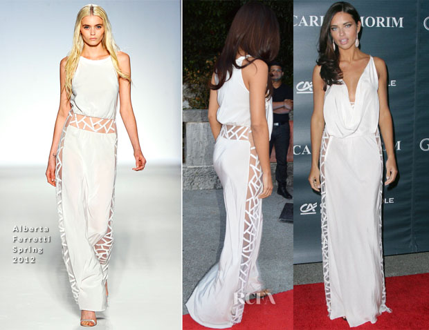 Adriana Lima In Alberta Ferretti - II BrazilFoundation Gala Miami