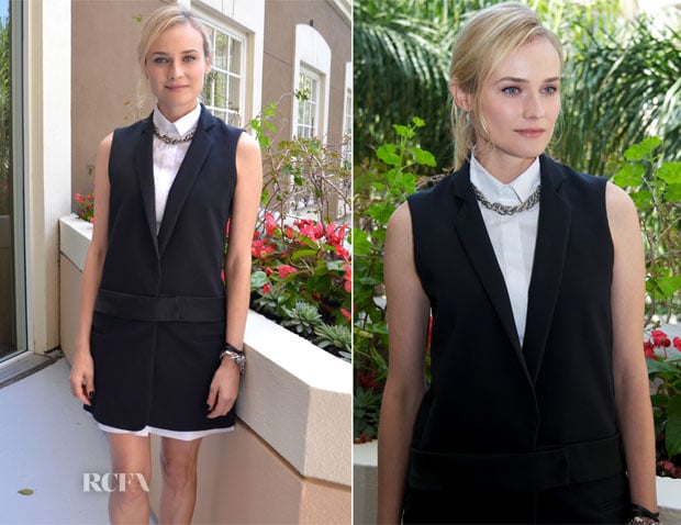 Diane Kruger In Victoria Beckham - ‘The Host’ LA Press Conference