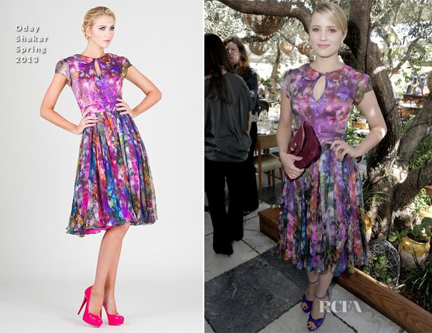 Dianna Agron In Oday Shakar - 2nd Annual 25 Most Powerful Stylists Luncheon
