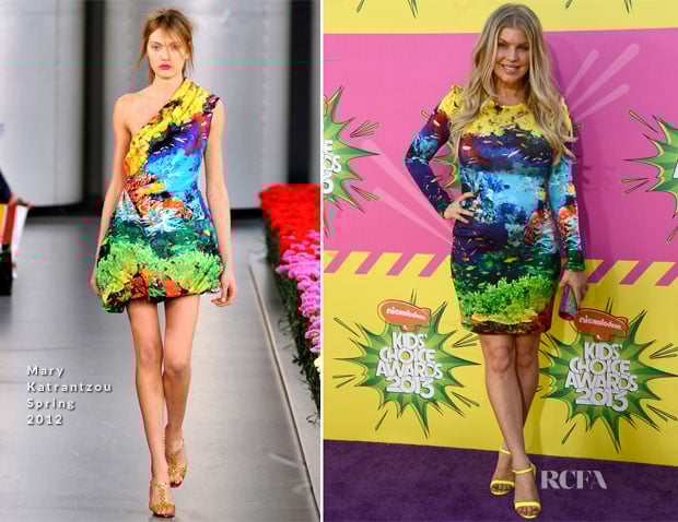 Fergie In Mary Katrantzou - 2013 Nickelodeon Kids' Choice Awards