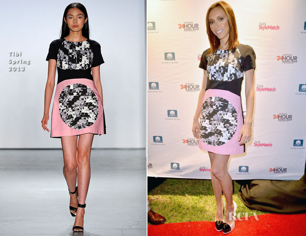 Giuliana Rancic In Tibi - Cotton's 24 Hour Runway Show