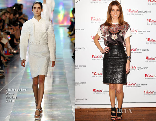 Kate Waterhouse In Givenchy & Christopher Kane - Westfield Autumn Winter 2013 Launch