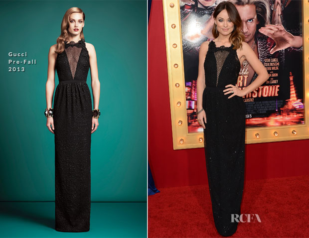 Olivia Wilde In Gucci - ‘The Incredible Burt Wonderstone’ LA Premiere