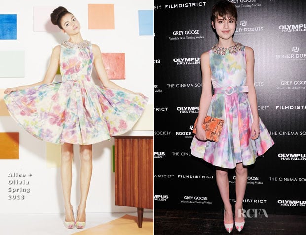 Sami Gayle In Alice + Olivia - 'Olympus Has Fallen' Screening