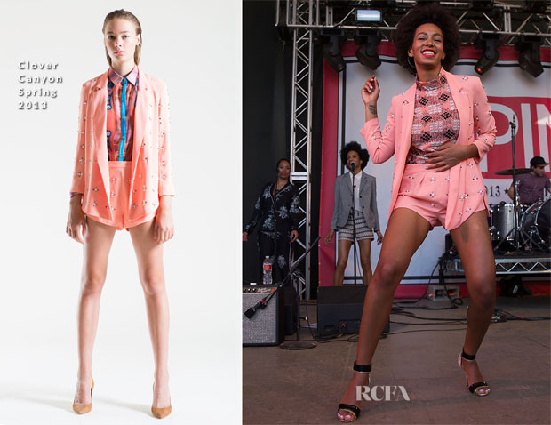 Solange Knowles In Clover Canyon - Spin Magazine Party @ SXSW Festival