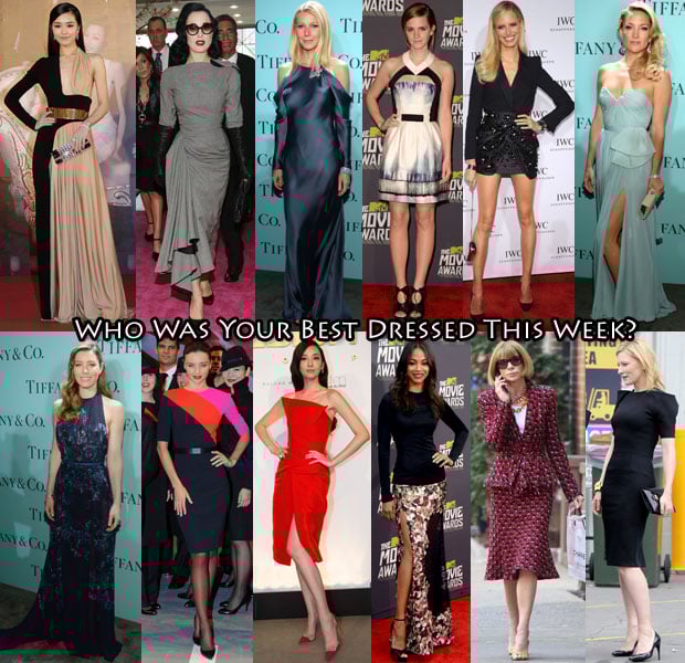 Who Was Your Best Dressed This Week? Red Carpet Fashion Awards