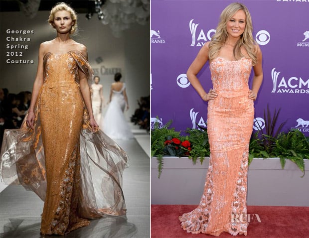 Jewel In Georges Chakra Couture - 2013 ACM Awards