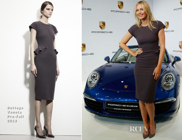 Maria Sharapova In Bottega Veneta - Porsche Presents New Testimonial