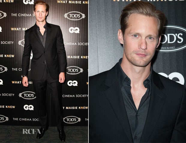 Alexander Skarsgard In Calvin Klein - ‘What Maisie Knew’ New York Screening
