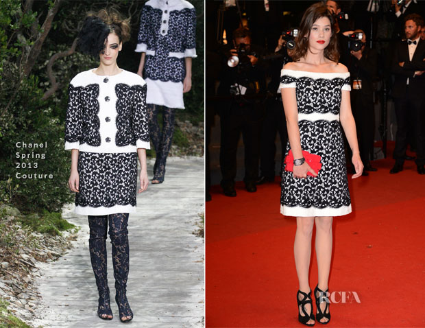 Astrid Berges-Frisbey In Chanel Couture -  'Only God Forgives' Cannes Film Festival Premiere