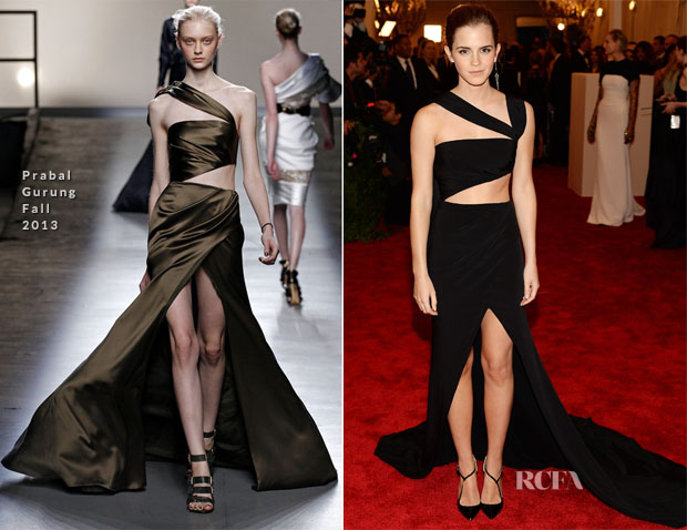 Emma Watson In Prabal Gurung - 2013 Met Gala