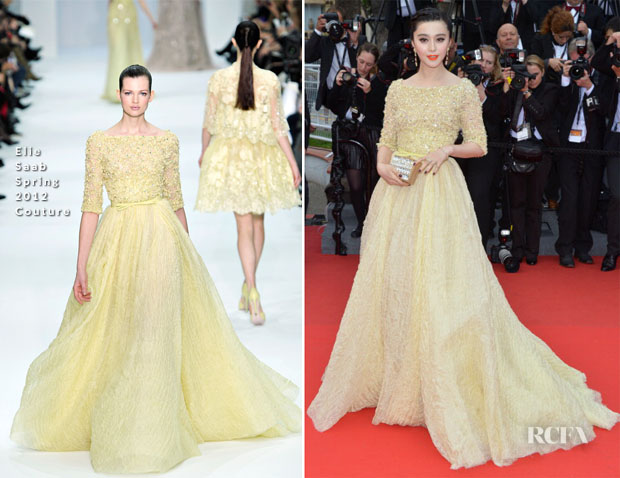 Fan Bingbing In Elie Saab Couture - 'Jeune & Jolie' Cannes Film Festival Premiere