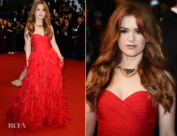 Isla Fisher In Oscar de la Renta - ‘The Great Gatsby’ Premiere & Cannes Film Festival Opening Ceremony