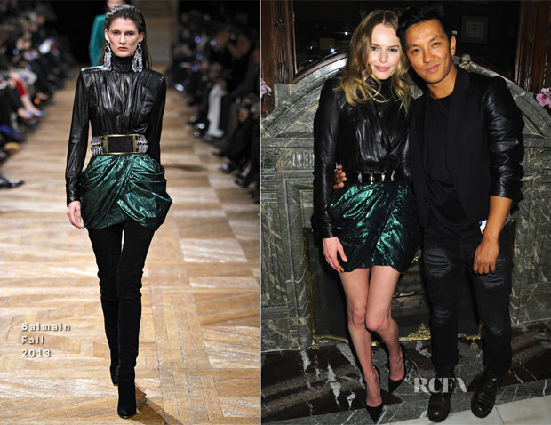 Kate Bosworth In Balmain - Moda Operandi’s ‘A Midnight Supper’ Event