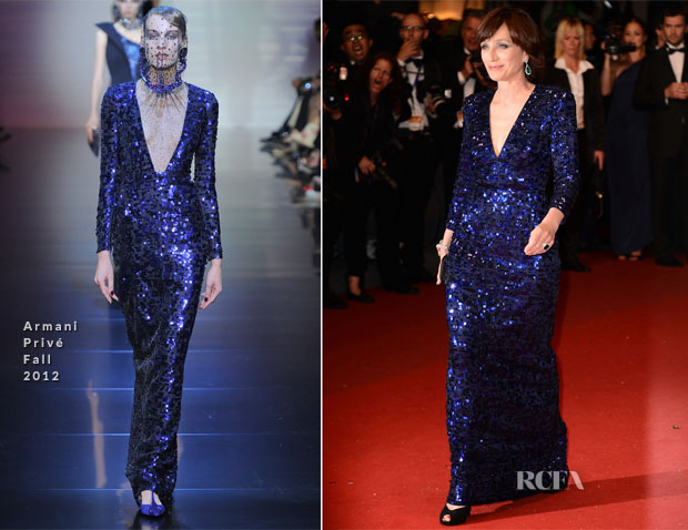 Kristin Scott Thomas In Armani Privé - 'Only God Forgives' Cannes Film Festival Premiere