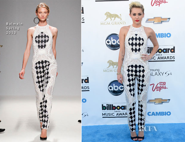 Miley Cyrus In Balmain - 2013 Billboard Music Awards