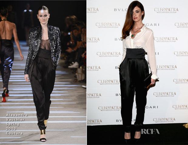 Paz Vega In Alexandre Vauthier Couture - Bulgari Hosts ‘Cleopatra’ Cocktail