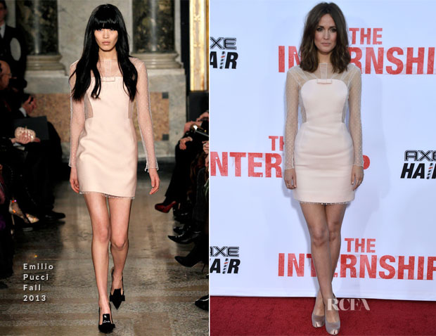 Rose Byrne In Emilio Pucci - 'The Internship' LA Premiere