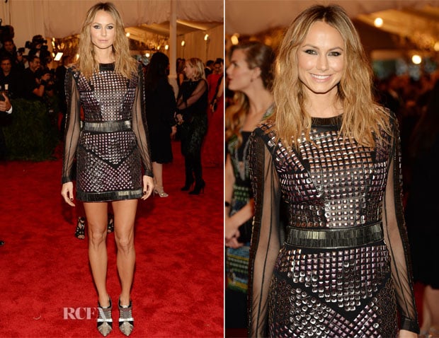 Stacy Keibler In Rachel Roy - 2013 Met Gala