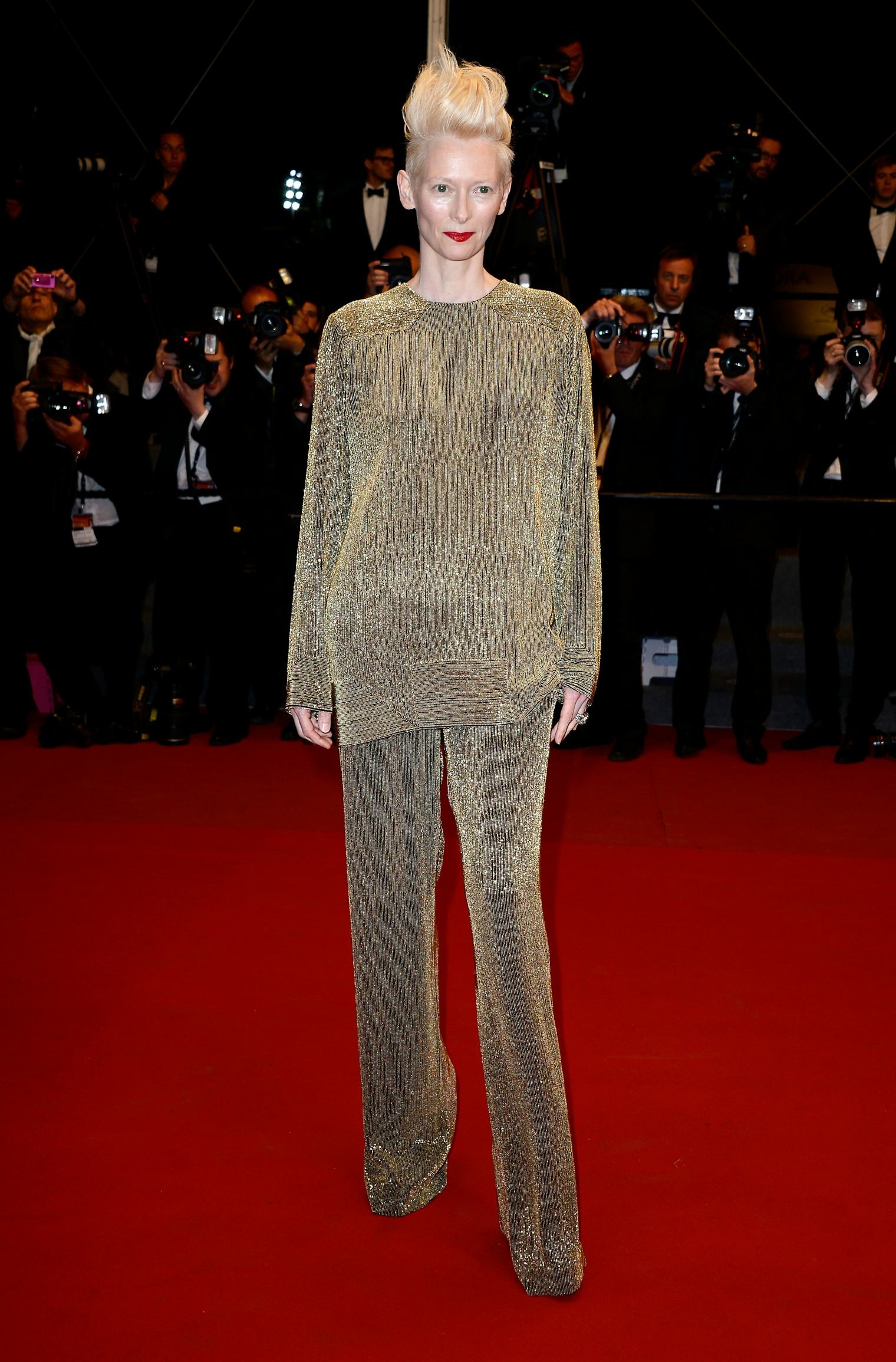 Tilda Swinton In Haider Ackermann – ‘Only Lovers Left Alive’ Cannes Film Festival Premiere