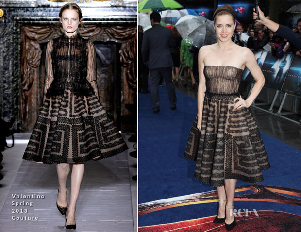 Amy Adams In Valentino Couture - 'Man of Steel' London Premiere