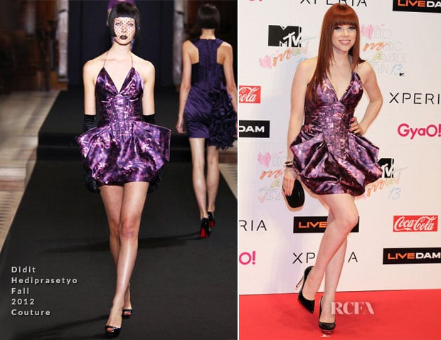 Carly Rae Jepsen In Didit Hediprasetyo Couture - MTV Video Music Awards Japan 2013