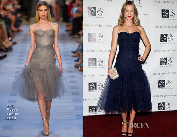 Emily Blunt In Zac Posen – 7th Annual ‘Freeing Voices, Changing Lives’ Benefit Gala