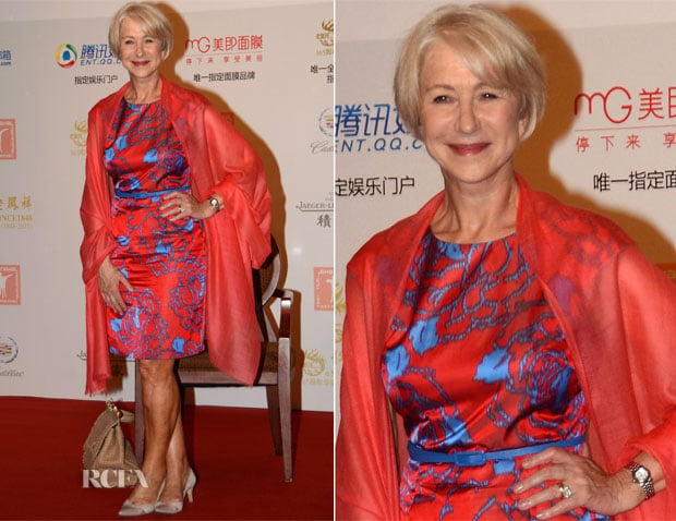 Helen Mirren In Dolce & Gabbana - 16th Shanghai International Film Festival