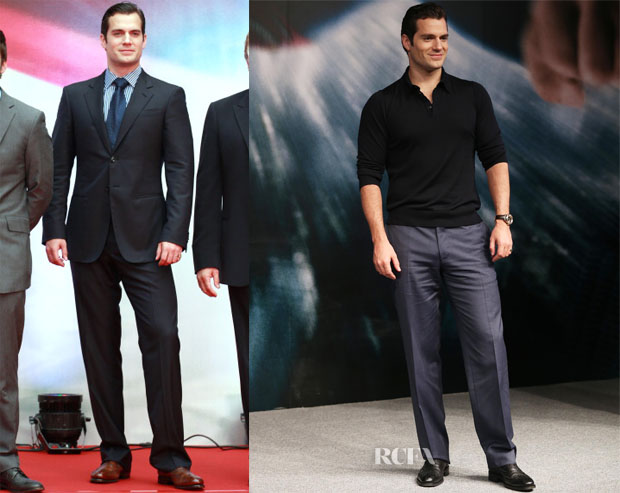 Henry Cavill In Giorgio Armani - 'Man of Steel' Shanghai Film Festival Premiere & Photocall