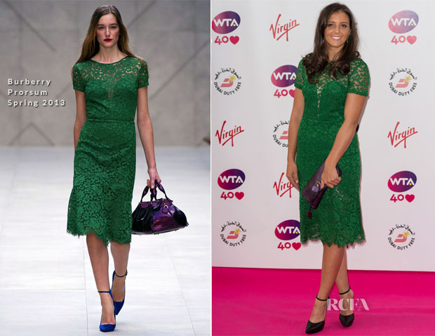 Laura Robson In Burberry Prorsum - Pre-Wimbledon Party