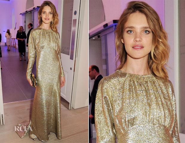 Natalia Vodianova Wears Louis Vuitton for the World Cup Final