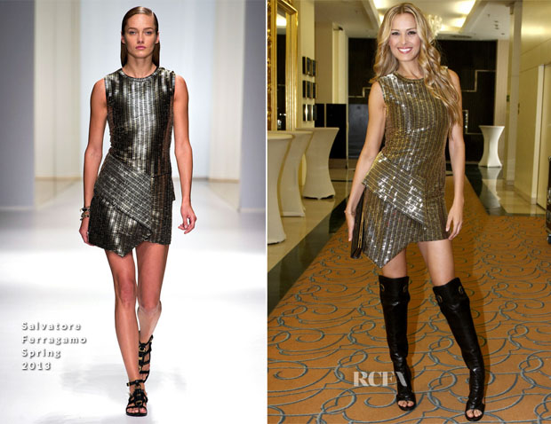 Petra Nemcova In Salvatore Ferragamo – Prague’s Fashion Night Out