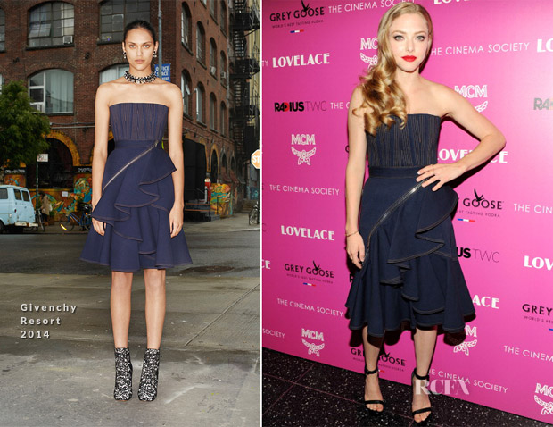 Amanda Seyfried In Givenchy - 'Lovelace' New York Screening