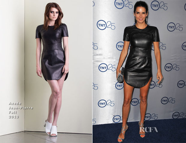 Angie Harmon In Azede Jean-Pierre - TNT's 25th Anniversary Party