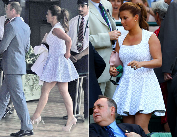 Coleen Rooney In Azzedine Alaia - Wimbledon Men’s Final