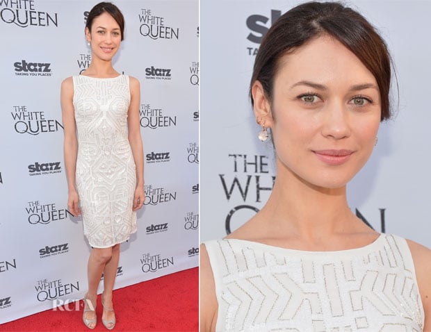 Olga Kurylenko In Lorena Sarbu - 'The White Queen' Launch