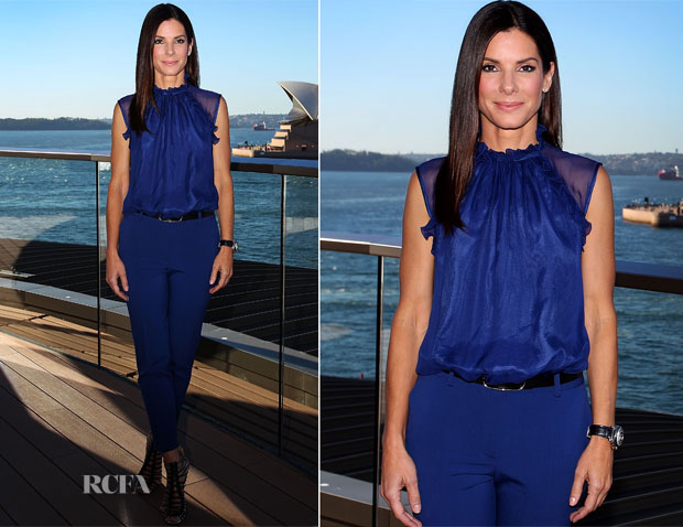 Sandra Bullock In Alberta Ferretti - 'The Heat' Sydney Photocall