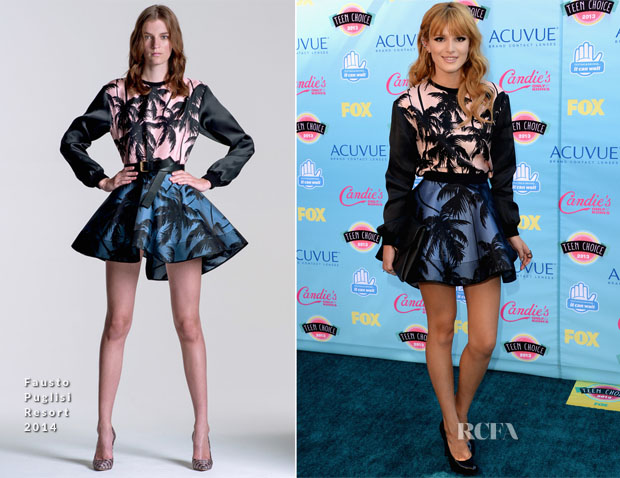 Bella Thorne In  Fausto Puglisi - 2013 Teen Choice Awards