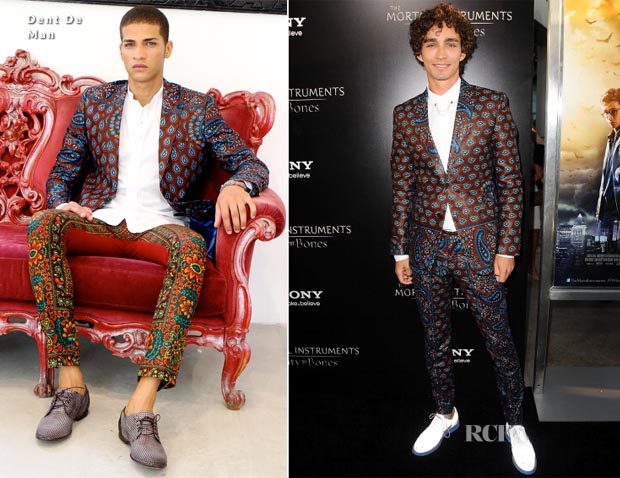 Robert Sheehan In Dent De Man - ‘The Mortal Instruments City of Bones’ LA Premiere