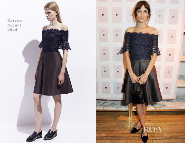 Alexa Chung In Carven - It Book Launch Party