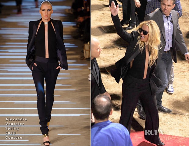 Britney Spears In Alexandre Vauthier Couture & Chagoury - Planet Hollywood Residency Announcement