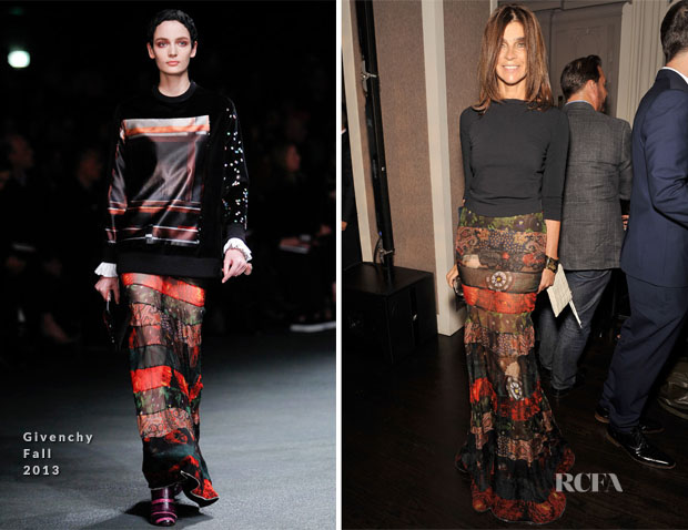 Carine Roitfeld In Givenchy - The Daily Front Row's Fashion Media Awards