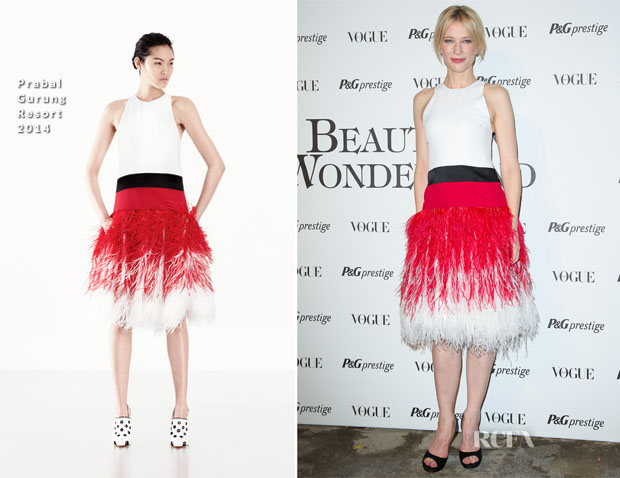 Cate Blanchett In Prabal Gurung - Beauty in Wonderland